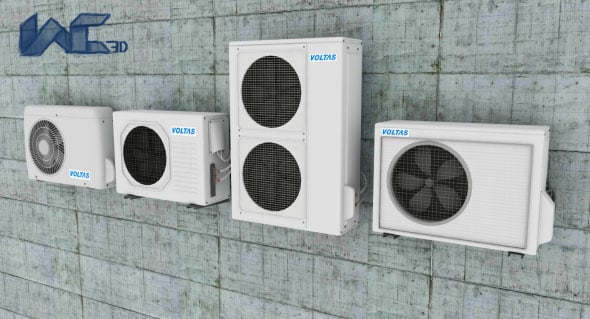 Air Conditioner - 3DOcean Item for Sale