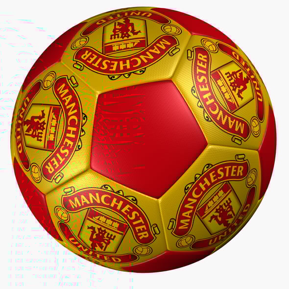 SOCCER BALL MANCHESTER UNITED - 3DOcean Item for Sale