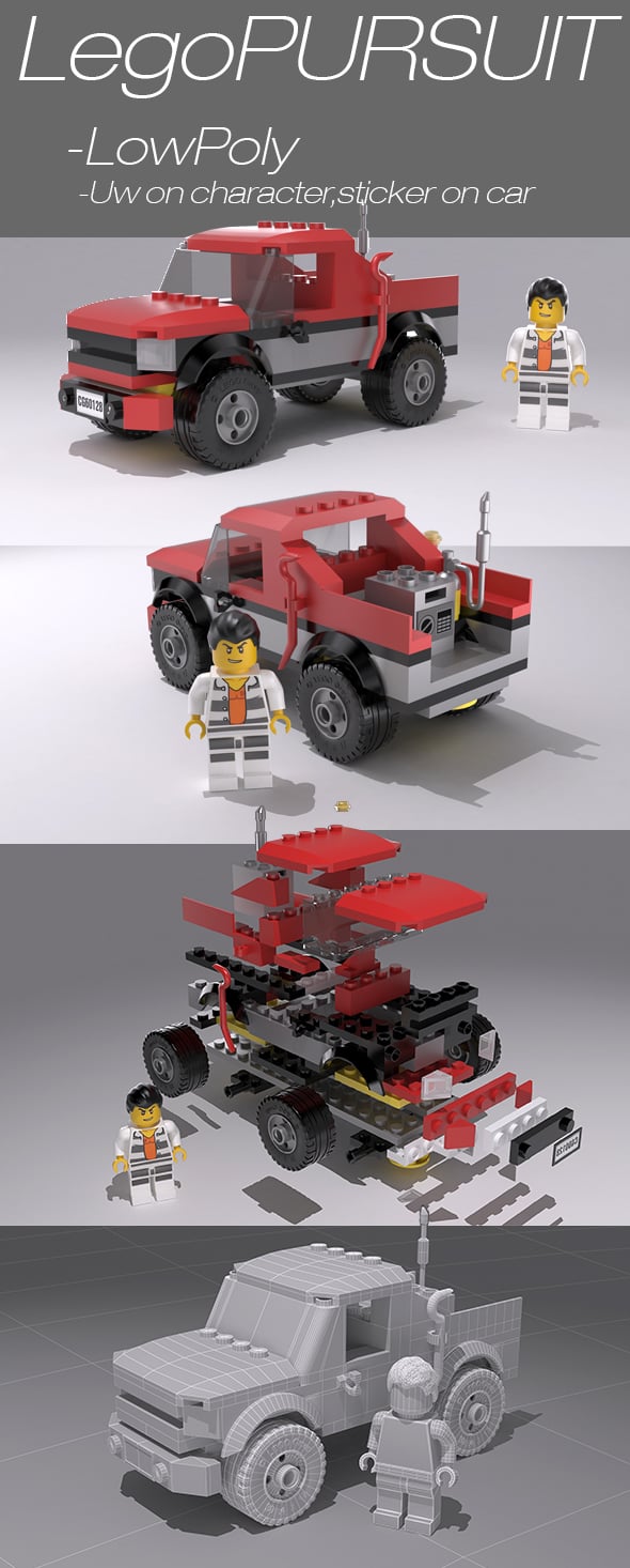 LegoPURSUIT - 3DOcean Item for Sale