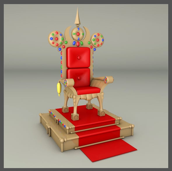Throne - 3DOcean Item for Sale