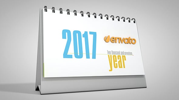 Desk Calendar - 3DOcean Item for Sale