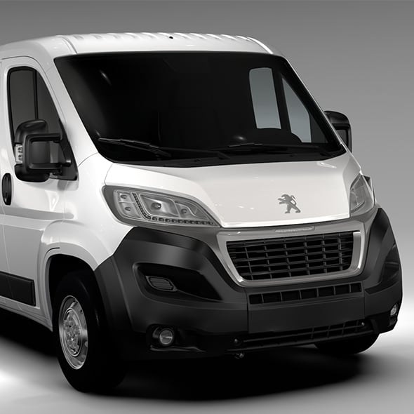 Peugeot Boxer Van L2H1 2017 - 3DOcean Item for Sale