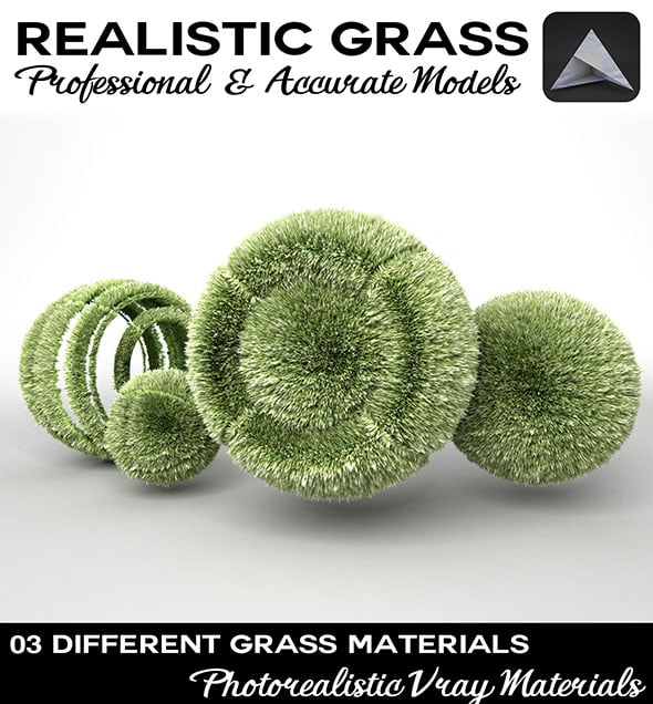 Grass Material - 3DOcean Item for Sale