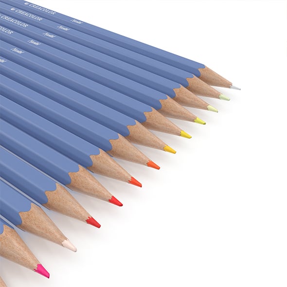 HD Color Pencil Pack - 3DOcean Item for Sale