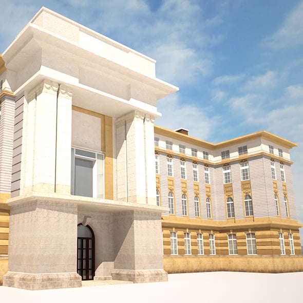Neoclassical Building 164 - 3DOcean Item for Sale