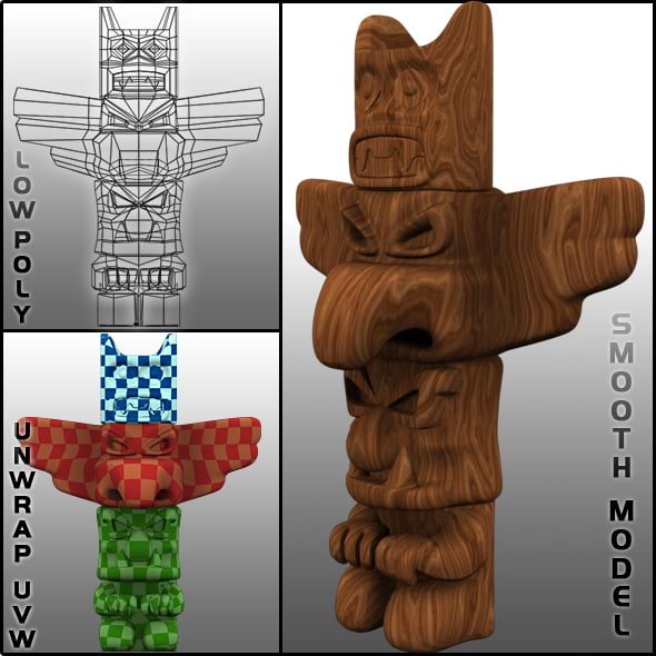 3D TOTEM - 3DOcean Item for Sale