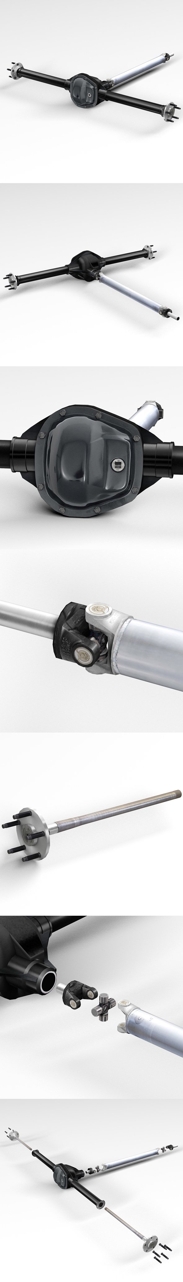 Axle and driveshaft - 3DOcean Item for Sale