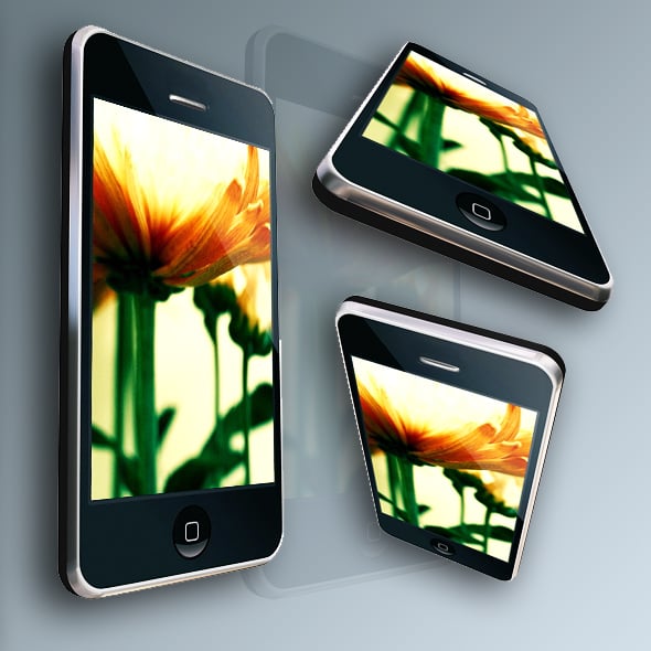 Touchscreen Phone - 3DOcean Item for Sale