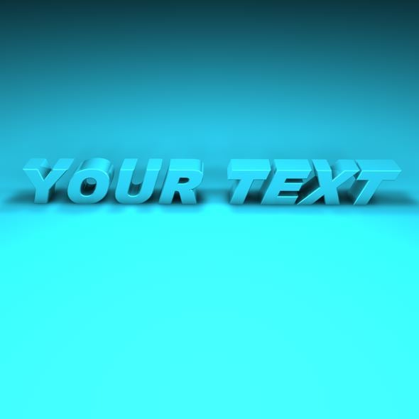 Your Text Project - 3DOcean Item for Sale