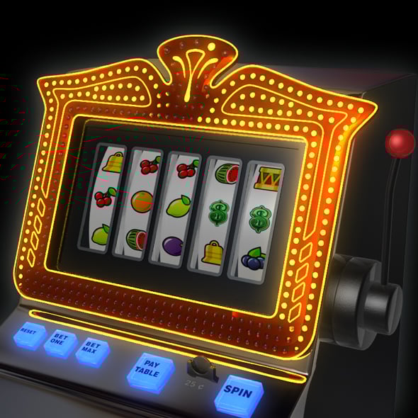 Slot Machine animated - 3DOcean Item for Sale