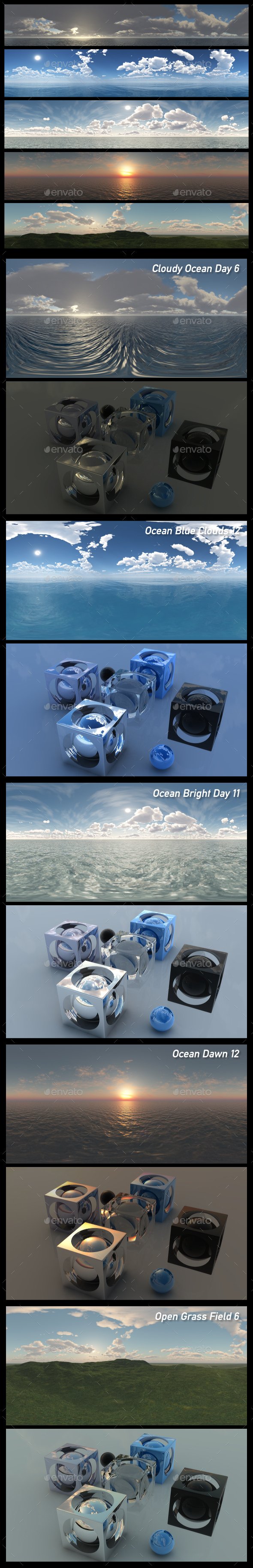 HDRI Pack 17 - 3DOcean Item for Sale