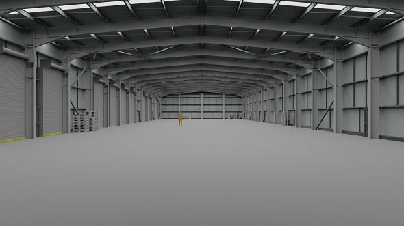 Warehouse Interior 2 - 3DOcean Item for Sale