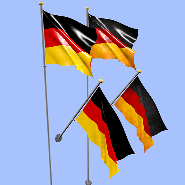 Germany Flag - 3DOcean Item for Sale