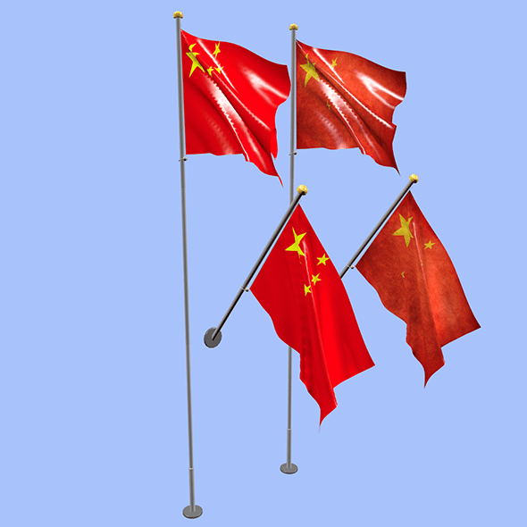 China Flag - 3DOcean Item for Sale