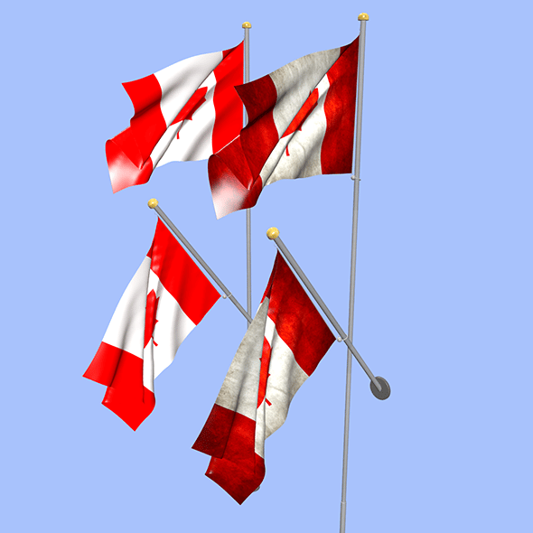 Canada Flag - 3DOcean Item for Sale