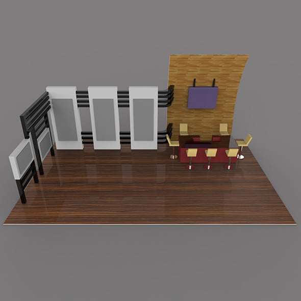 3D Stall - 3DOcean Item for Sale