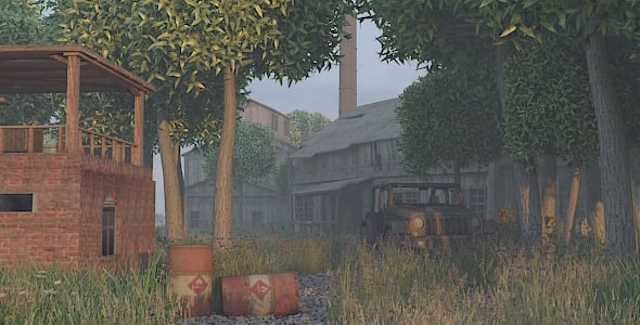 Abandoned Old Town - 3DOcean Item for Sale