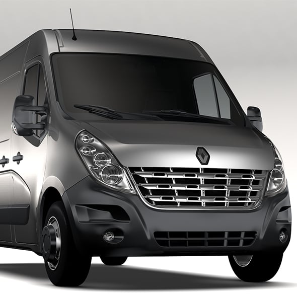 Renault Master L2H2 Van 2010 - 3DOcean Item for Sale