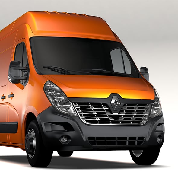Renault Master L2H3 Van 2017 - 3DOcean Item for Sale