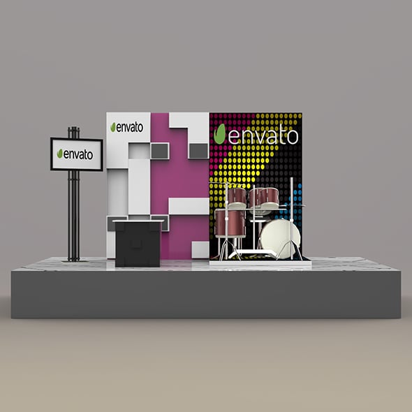 Stall Design 3 - 3DOcean Item for Sale