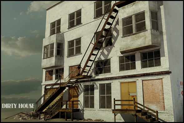 Dirty house - 3DOcean Item for Sale