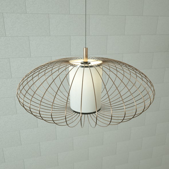 Cage Pendant Lamp - 3DOcean Item for Sale