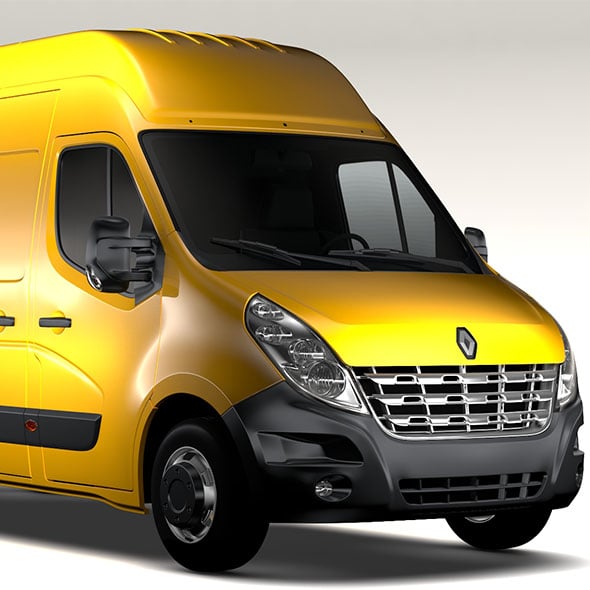 Renault Master L3H3 Van 2010 - 3DOcean Item for Sale