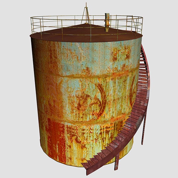 Oil Tanker 02 - 3DOcean Item for Sale