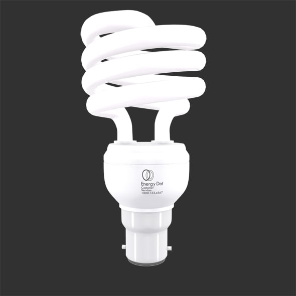 Energy Saving Light Bulb 01 - 3DOcean Item for Sale