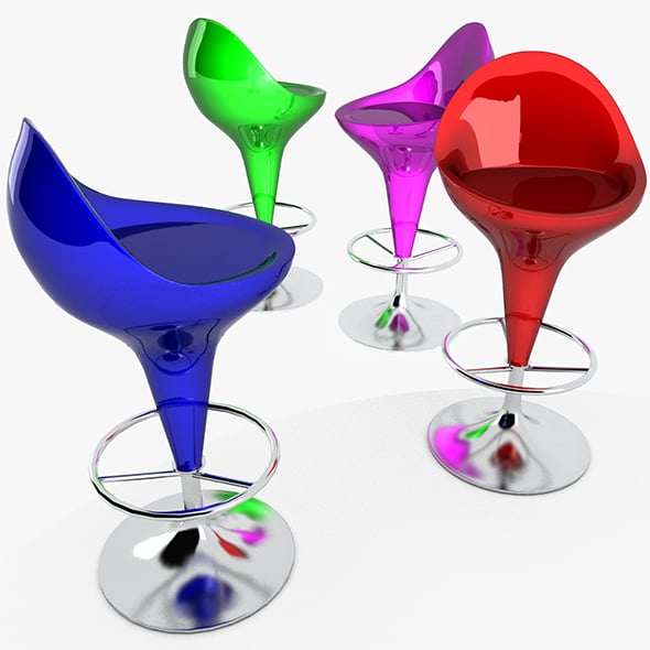 Bar Stool - 3DOcean Item for Sale