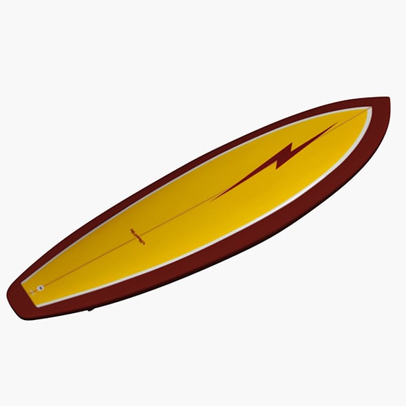 Surfboard 01 - 3DOcean Item for Sale