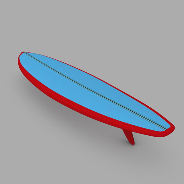 Surfboard 04 - 3DOcean Item for Sale