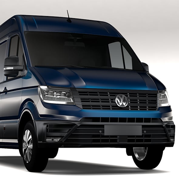 WV Crafter Van L4H2 2017 - 3DOcean Item for Sale