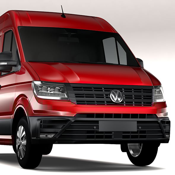 WV Crafter Van L3H2 2017 - 3DOcean Item for Sale