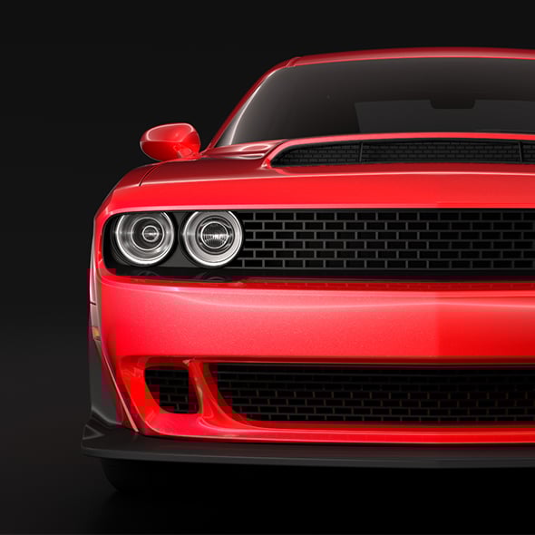 Dodge Challenger SRT Demon 2018 - 3DOcean Item for Sale