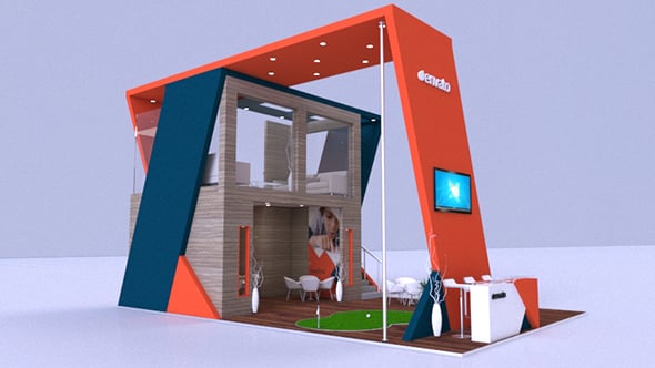 Exhibition Booth - 3DOcean Item for Sale