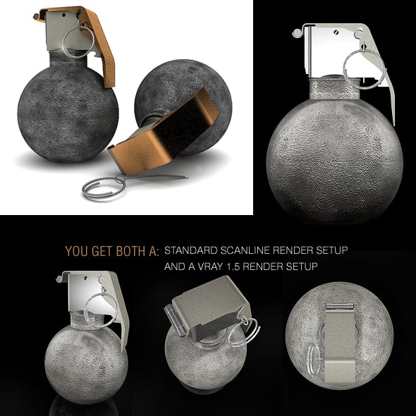 Grenade - 3DOcean Item for Sale