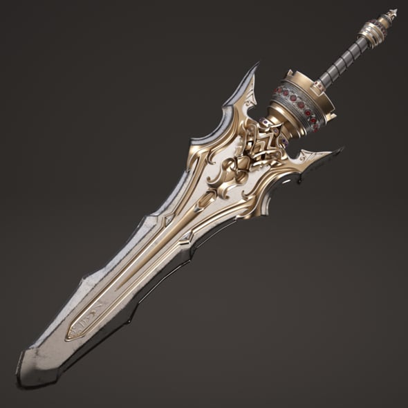Fantasy sword_3 - 3DOcean Item for Sale