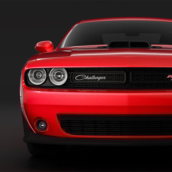 Dodge Challenger RT Shaker Widebody 2017 - 3DOcean Item for Sale