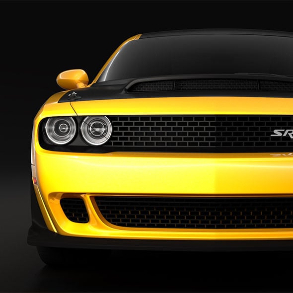 Dodge Challenger SRT Demon Prototype 2018 - 3DOcean Item for Sale