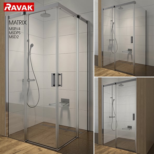 Shower room RAVAK Matrix - 3DOcean Item for Sale