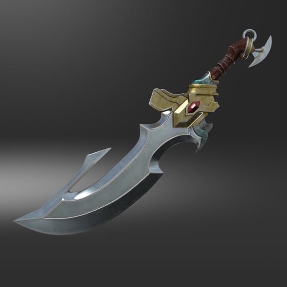 Fantasy sword_4 - 3DOcean Item for Sale
