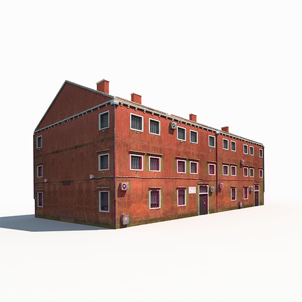 Old Building 176 Low Poly - 3DOcean Item for Sale