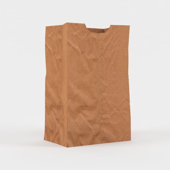 Paper Bag - 3DOcean Item for Sale