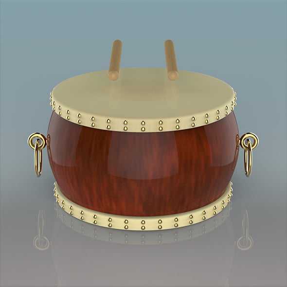 Chinese Drum - 3DOcean Item for Sale