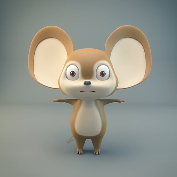 Cartoon Mouse - 3DOcean Item for Sale