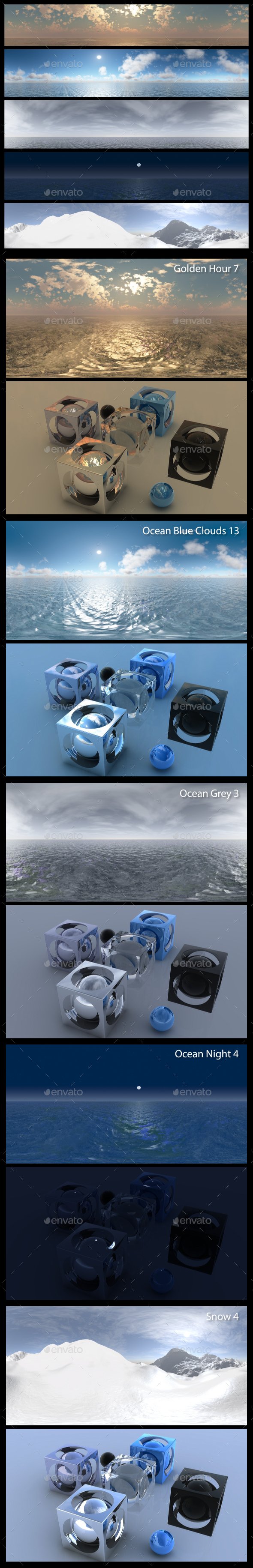 HDRI Pack 19 - 3DOcean Item for Sale