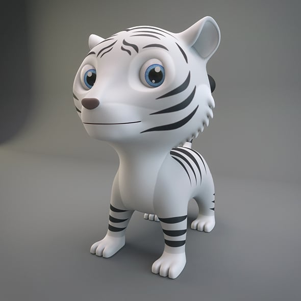 White Tiger - 3DOcean Item for Sale