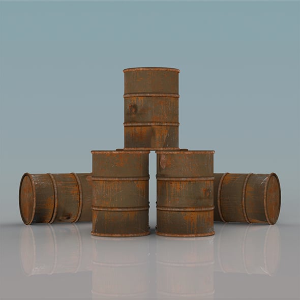 Barrel Set - 3DOcean Item for Sale