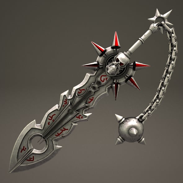 Fantasy sword_9 - 3DOcean Item for Sale